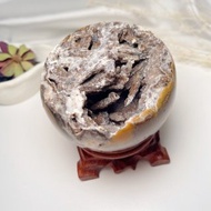 異象水晶方解石共生聚寶盆