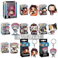 「新貨預訂」Funko pop Demon Slayer Tanjiro Kamado Nezuko Kamado Akaza Doma Chachamaru Mitsuri Kanroji Keyc
