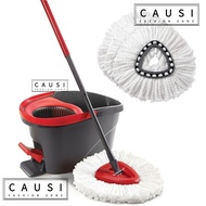 CAUSI Mop Head Accessories Spin Mop For O-Cedar/Vileda Microfiber for O-Cedar/Vileda