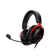 【HyperX】Cloud III 電競耳機 DTS X音效 紅色