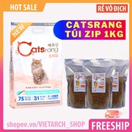 Catsrang silver zip bag 1kg