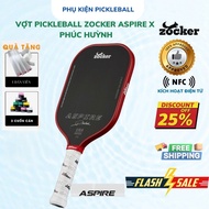 ( GENUINE PRODUCT ) PICKLEBALL ZOCKER ASPIRE x PHUC HUYNH RACKET - USAPA STANDARD SUPER PRODUCT