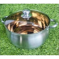 K3708 304不锈钢汤锅 (24cm)K3708 304 periuk sup keluli tahan karat (24cm)