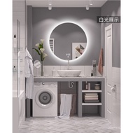 Cermin Bilik Mandi LED Cermin Bulat Dilekap di Dinding Cermin Bulat Tandas Bilik Air Anti-Kabut Cerm