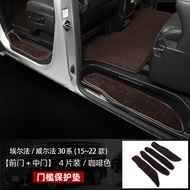 Alphard 30กลางปีพรมแถวVellfire 20ซีรีส์การตกแต่งภายในเสื่อปูพื้นและแผ่นปูรถยนต์พรมเช็ดเท้า