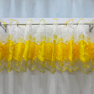 Skirting Curtain for Window & Glass Door – Wire Rod Type – Soft Textile – High Quality & Easy to Cle