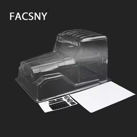 For 1/10 1965 Toyota FJ40 Truck Cab PC Clear Body For RC Crawler Axial SCX10 TRX4 YIKONG 4102 RGT 86