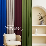 THTcurtaindesign Iris Curtain Mix (290-300CM) Premium Blackout Curtain Window Tingkap Langsir Murah 