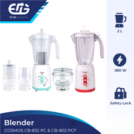 Cosmos CB832 PC Blender dan Pelumat / Chopper CB-832 PC (2 Liter) 4 in 1