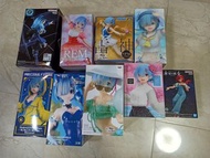 各種模型公仔 全部統一$60 （Re ：由零開始的異世界生活 雷姆）（關於我轉生成史萊姆的這檔事 利姆路）（機動戰士高達 水星之魔女 蘇萊塔）