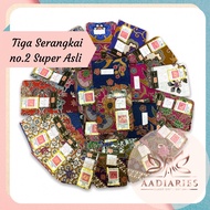 【TokTik Hot Style】 [𝟐𝟎++ 𝐜𝐨𝐫𝐚𝐤] Kain Sarong Batik Kain Batik Tiga 3 Serangkai No.2 Super Asli SERAP AIR