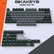 Sikakeyb Doubleshot PBT Spherical Keycaps Gray-Green