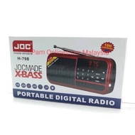 JOC H798 Portable Rechargeable Digital Radio MP3 Radio Mp3收音机