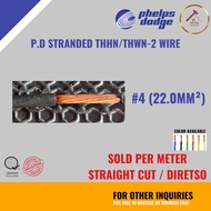 (PER METER) Phelps Dodge PD THHN/THWN-2 (STRANDED WIRE) #4 (22.0mm²)