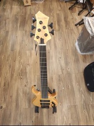 Sire M7 ash 5 M7 5-String 2nd Gen Bass, Swamp Ash Body, NT, Natural