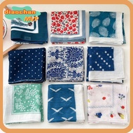 DIACHAMY Silk Scarf - 58x58 cm Flower Pattern | Versatile Accessory for Hair & Bags