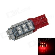T10 / 192 / W5W 1.5W 130lm 28-SMD 3528 LED Red Car Side Light / Instrument / Reading lamp - (12V)