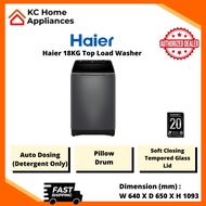 Haier 18KG Auto Washing Machine | Auto Dosing | HWM180-BD2178S8 | 2 Years General Warranty | 20 Years Motor Warranty
