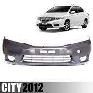 กันชนหน้า กันชน ด้านหน้า สำหรับ ฮอนด้า ซิตี้ HONDA CITY ปี 2012 - 2014 สีเทา จำนวน 1 ชิ้น (สินค้าพร้อมส่ง)