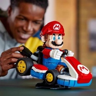 Compatible with Lego 72037 Super Mario Mario Kart Car Racing Mario Assembled Building Block Toy Gift