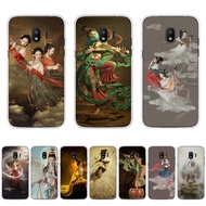 B2-Flying Figure theme Case TPU Soft Silicon Protecitve Shell Phone Cover casing For Samsung Galaxy j2 core 2018/2020/j2 pro 2018/j4 2018