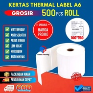 Thermal Label Paper 100x150 Barcode Sticker A6 Size 100 x 150