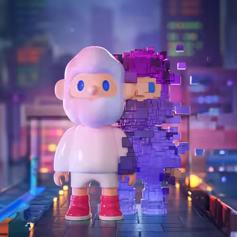 Blind Box Search for Unicorn FARMER BOB Next Generation I Pixel Universe Series Trendy Handheld Orna