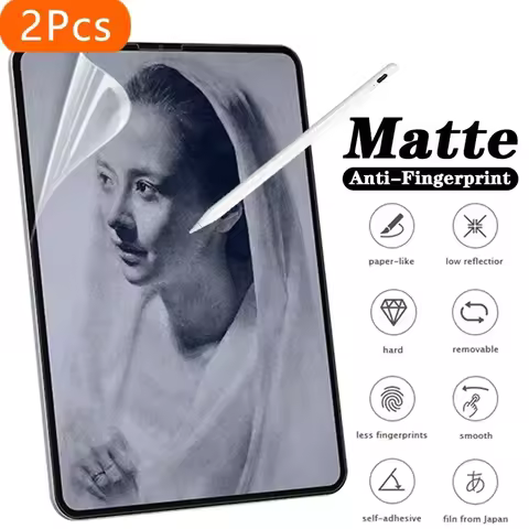 2Pcs Like Paper Screen Protector For Apple iPad Pro 12.9 2022 2021 2020 2018 Protective Film For iPa