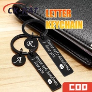 Drive Safe Keychain 26 Letters Keychain for Friends and family keychain for car,bag,phone