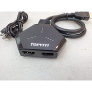 HDMI Splitter Adapter(1 HDMI Male Input to 2 HDMI Female Output )HS-001 Topyiyi
