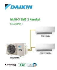 AC Multi Split Combo Split Daikin 2MKC20RVM (1/2PK + 1/2PK)