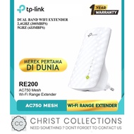 Tp LINK UNIVERSAL WIFI EXTENDER RE200 AC750 RANGE EXTENDER DUAL BAND