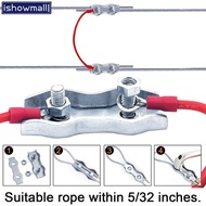 [ISHOWMAL] M5 Polyethylene Rope Connector Kit for Electric Fencing with Silicone Copper