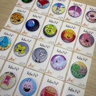 Annasya Collection 44mm Brooch Pin - BFDI Object Show Battle Button Pin for Dream Island Premium Wat