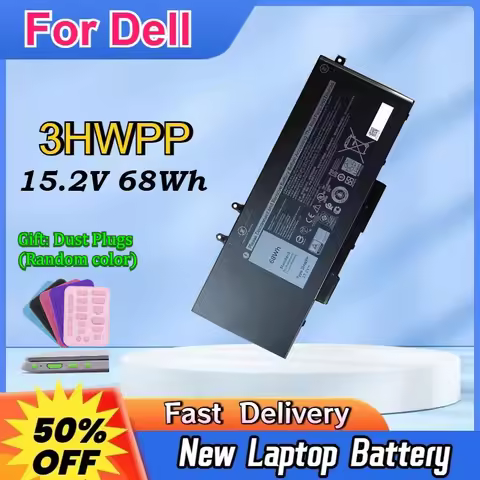 3HWPP Laptop Battery 68Wh For Dell Latitude 5401 5501 5410 5411 5510 5511, For Dell Precision 3541 3