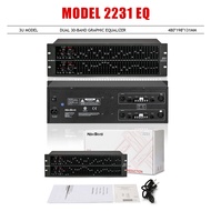 NEW BAXS 2231 equalizer 37-band 2-layer EQ graphic adjustment Noise reduction function Professional 