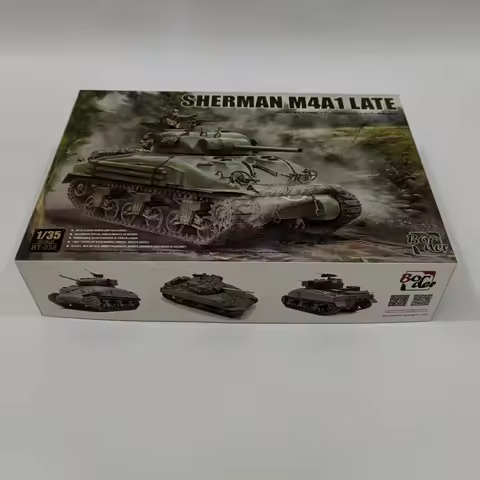 1/35 Tank Assembly plastics model kit BT-056 Sherman M4A1 Late Type Tank by Border Model