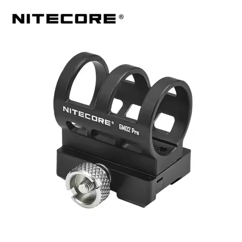 NITECORE GM02 PRO Picatinny Rail Mount Fits flashlights with a body diameter of 1"(25.8mm - 26.5mm) 