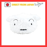 Tees Factory Crayon Shin-chan Sticking Mascot Shiro H6 x W8 x D4cm KS-5541869SI