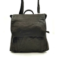 Zeppelin Leather Backpack S46 (Black)