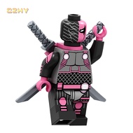 DC Deathstroke Minifigure Super Heroes Building Blocks  Figurine Knightmare Batman Harley Quinn Toys for Children