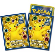 Novice Pokemon Center TCG Sleeve 66x92mm Pikachu 25th Anniversary