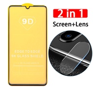 9D 2-in-1 Protective Film For Vivo Y33S Y11 Y20 Y20i Y12S Y15S Y21 Y50 Y30 V9 V15 V20 S1 Pro V11i Y9