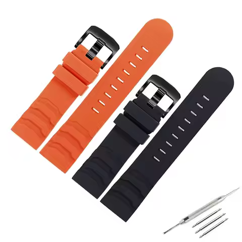 24mm rubber watch band Compatible for luminox XS3603 XB-3749 3741 3501 8831 sport silicone strap bel