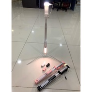 135cm Selfie Tripod With Whitening  Lights - Guarantee Best Quality -自拍杆-直播神器-直播自拍杆-带灯自拍杆-Monopod Se