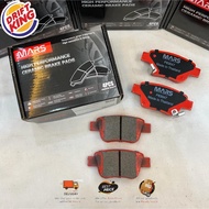 MARS TOYOTA ESTIMA ACR50/GSR50, TOYOTA VELLFIRE ANH20 (REAR) BRAKE PAD 1 SET (P83047)