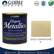 Elegant Metallics - Gold Champagne - Cat Duco Metalik Nc Besi &amp; Kayu