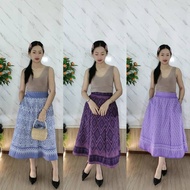[Kik pha fai]A4. 7-Piece Skirt With Back Zipper (Length 30 Inches)