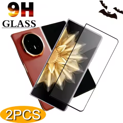 2PCS 3D Curved Clear Tempered Glass for Honor Magic V3 V2 V5 VS3 Full Cover Screen Protector Film fo