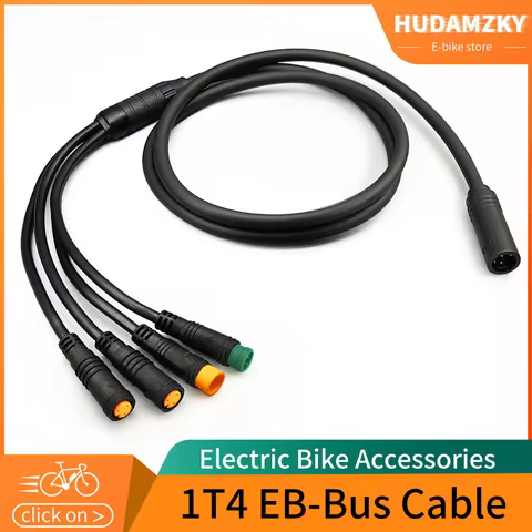 Electric Bicycle BAFANG 1T4 Cable for BBS01 BBS02 BBSHD Motor Show Brake Lever Throttle Connector El